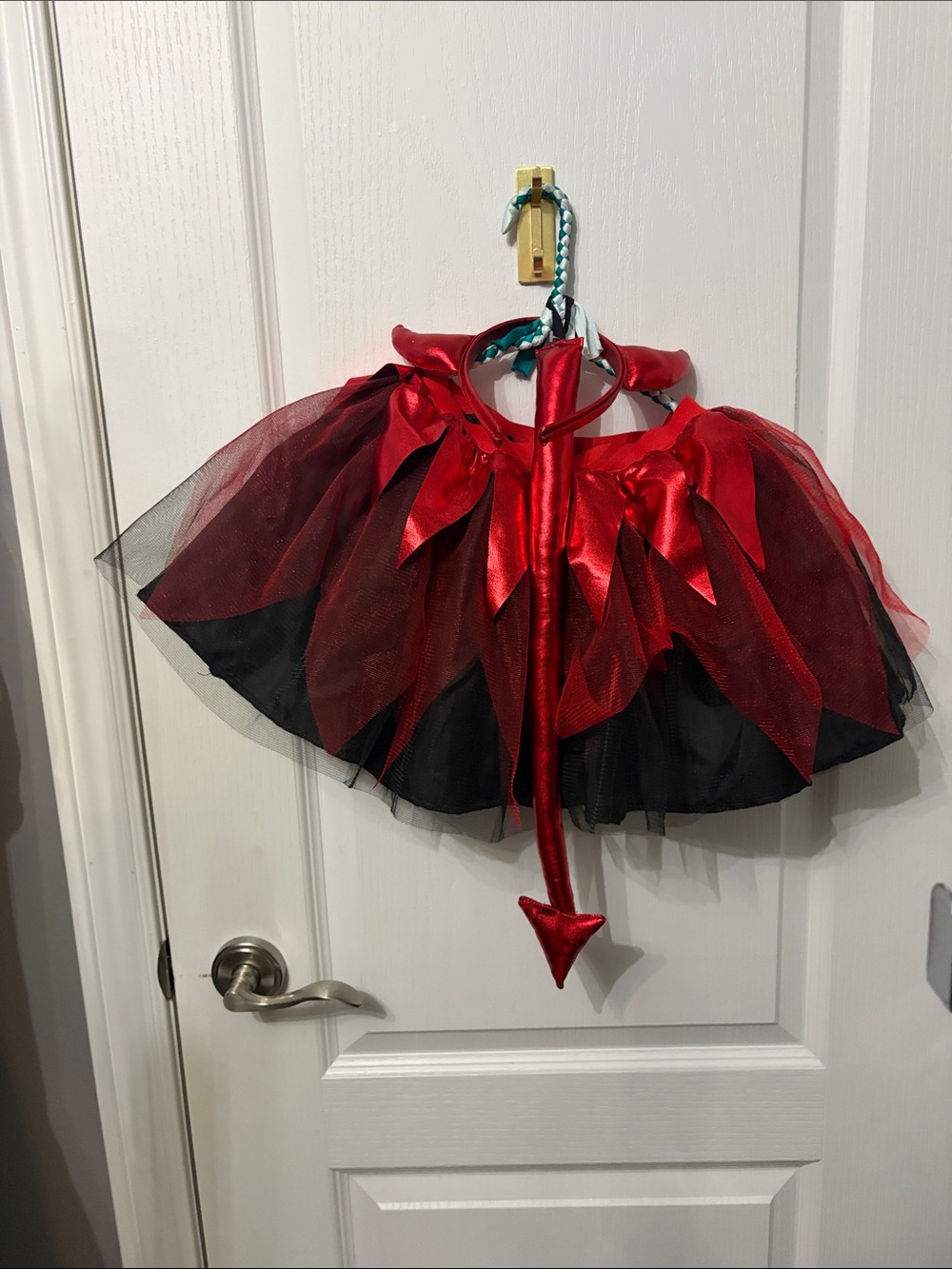 Red and Black Devil Tutu Costume for Kids